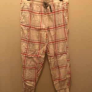 plaid pajama pants
